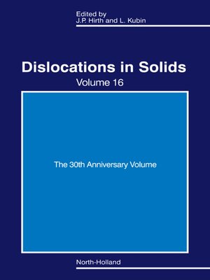 cover image of Dislocations in Solids
